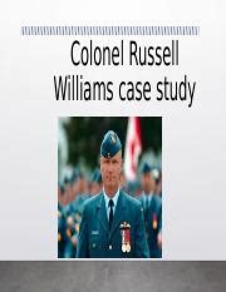 Unraveling the Life of Colonel Russell Williams: A Study of Contradictions